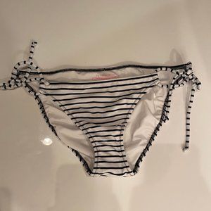 NWOT Victoria's Secret Tie Striped Bikini Bottom